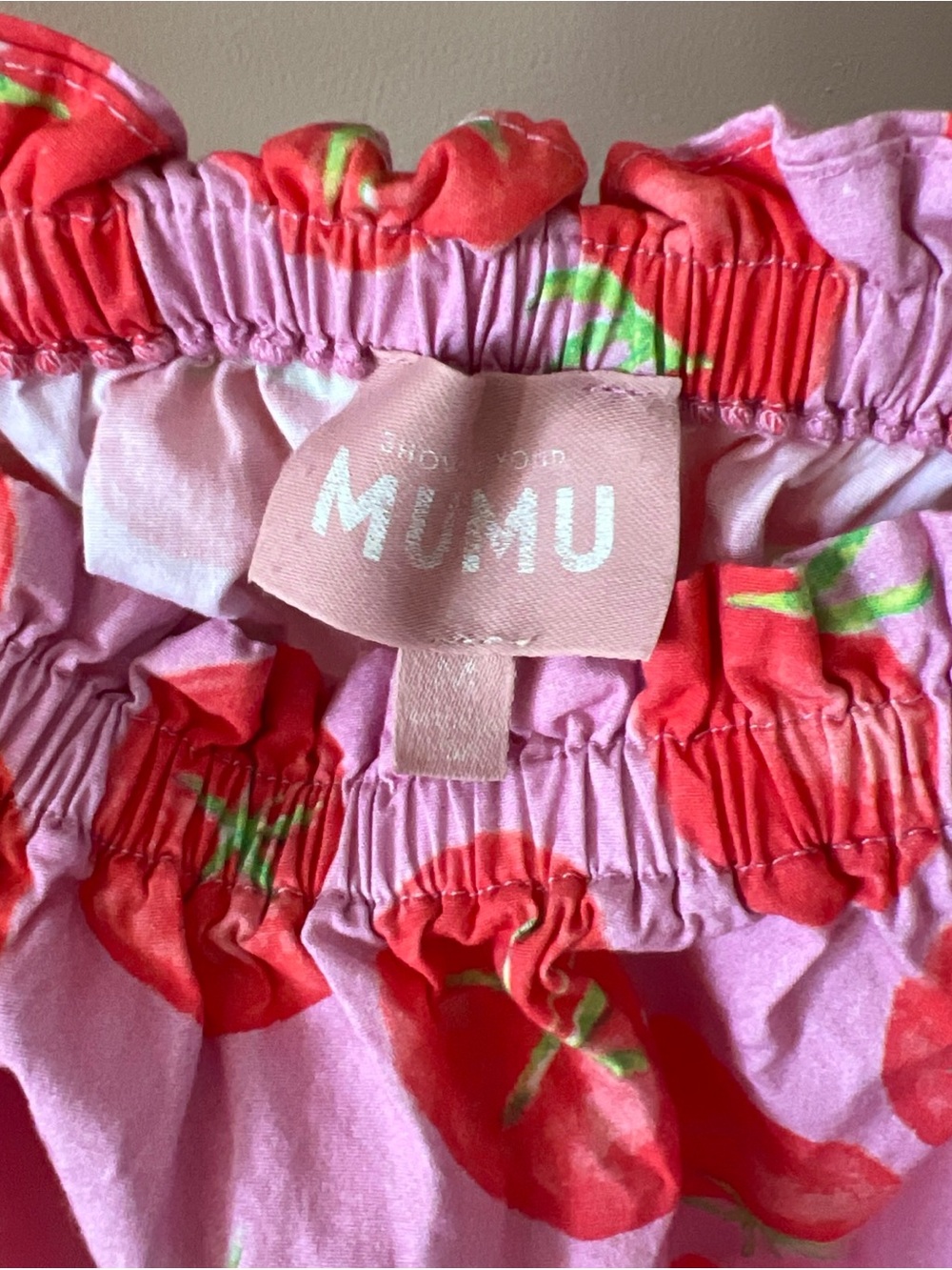 Show Me Your MuMu Tomato Angel Mini Dress Size: Medium - Picture 4 of 8